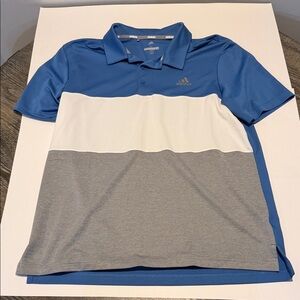 Adidas Men's Tri-Color Polo Shirt